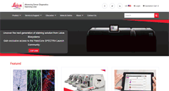 Desktop Screenshot of leicabiosystems.com