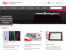 Tablet Screenshot of leicabiosystems.com